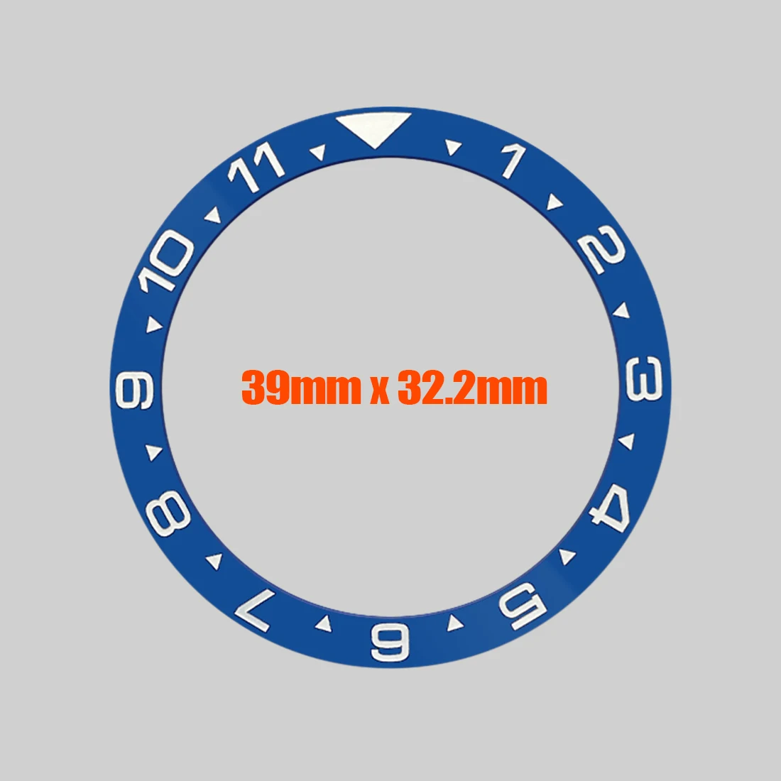 39x32mm Ceramic Copper Bezel Insert 6105 Bezel Ring Fit for Seiko 6105 6309 Turtle NH35 NH36 Watch Case Flat Bezel Ring Parts