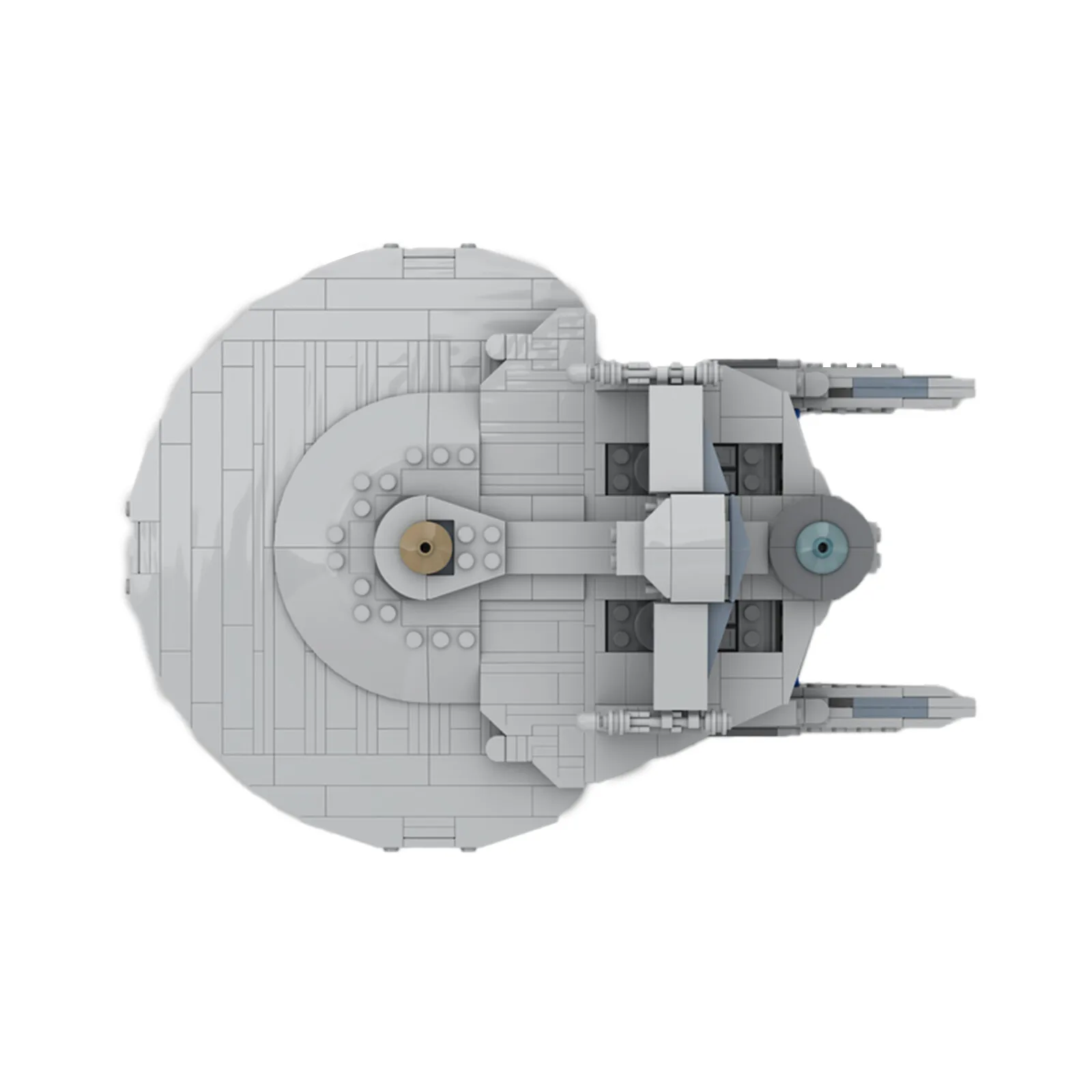 

Custom MOC: C7518 The Miranda Reliant Class Ship 472 Parts from Movie