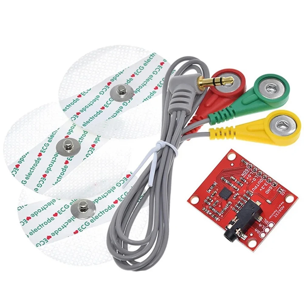 AD8232 modulo sensore elettrico muscolare bianco per facilitare la prototipazione/sviluppo segnale Raw analogico EMG raccogliere per Arduino