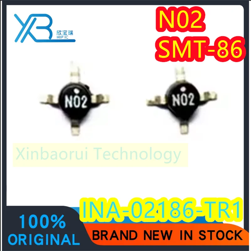 (1/20 pieces) INA-02186-TR1 Parts mark N02 NO2 SMT-86 Cross Low noise power gain New original Electronics spot