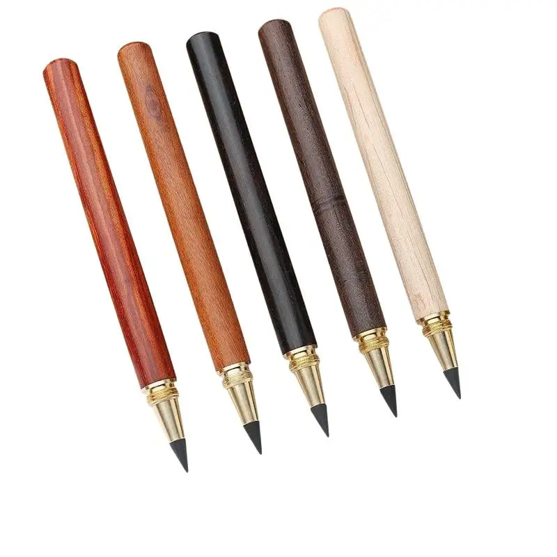No Sharpening HB Wooden Inkless Pencil Smooth Writing for Art Painting School Student Office Stationery Use