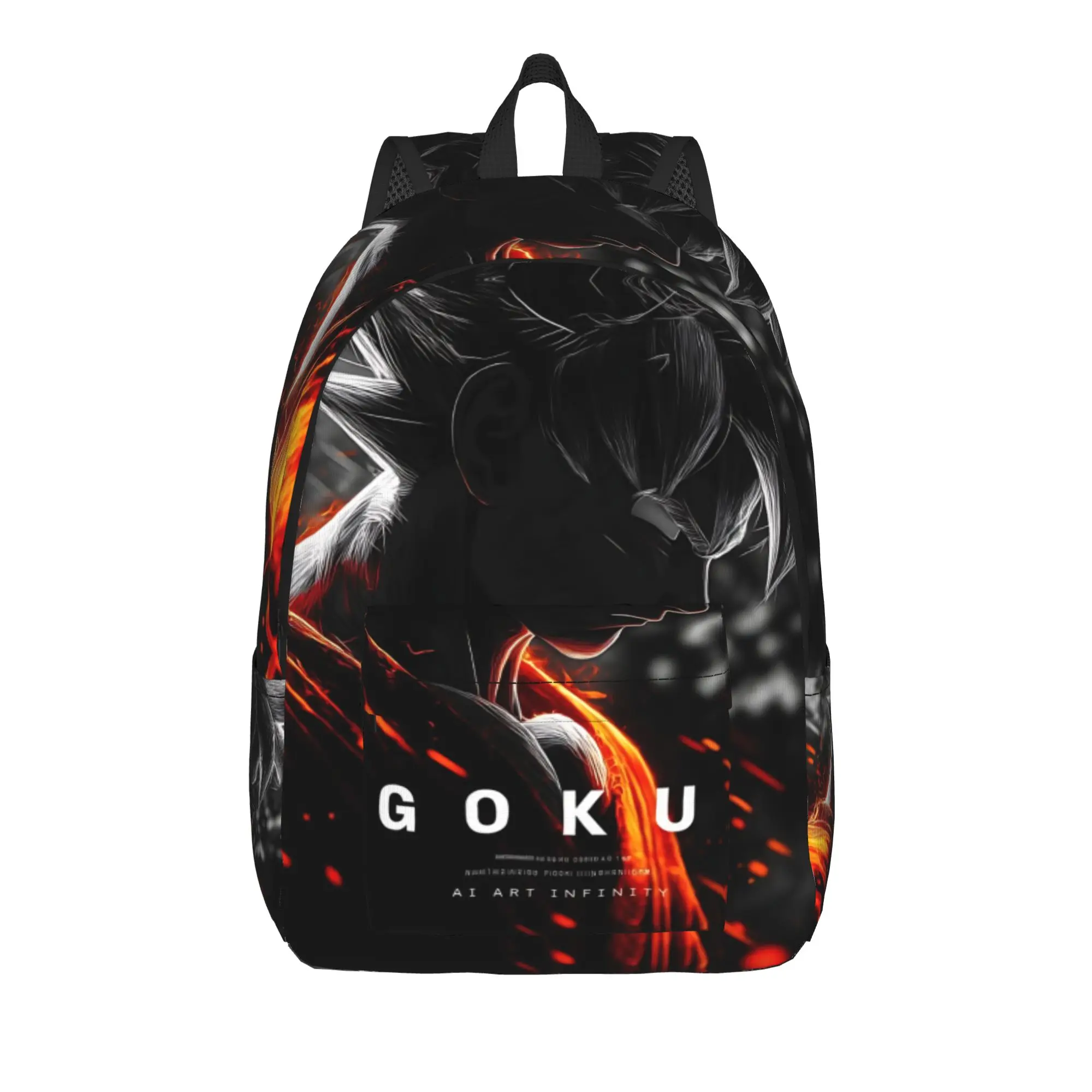 Fashion Naruto Anime Theme Backpack  Mochilas Adjustable Strap Campus Zipper Closure Rucksack