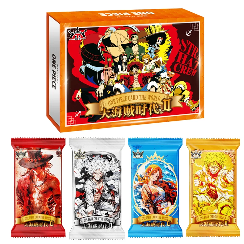 

Wholesale One Piece Card Japanese Anime Collection Card Cartas Luffy Roronoa Sanji Nami TCG Game Cards Children Birthday Gift