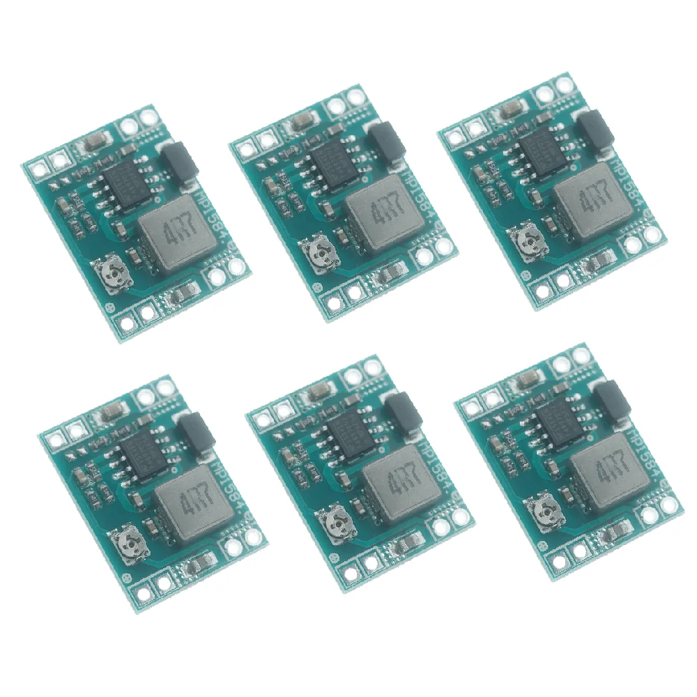 6pcs Mini MP1584EN DC-DC Buck Converter 3A Power Adjustable Power Supply Module 24V to 12V 9V 5V 3V Step-Down Power Module