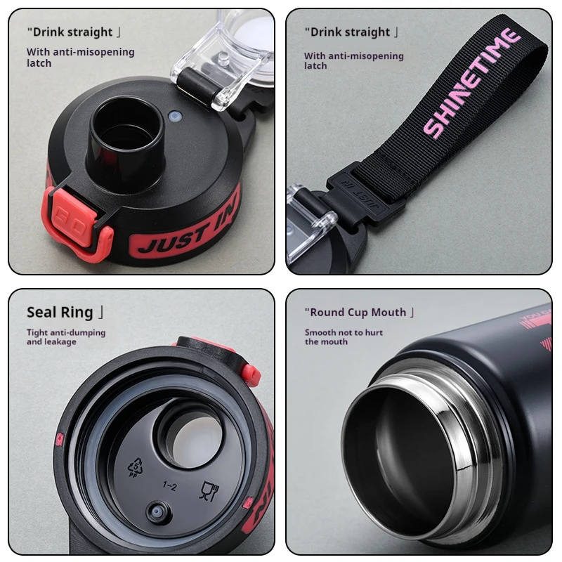 2025 Nuova tazza d'acqua sportiva Tazza termica portatile per uomo e donna di grande capacità Tazza in acciaio inossidabile 316L