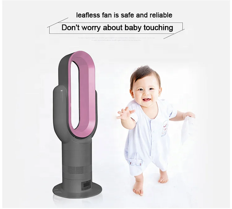

Stable Low Speed Smooth Speed Change Portable 2 in 1 Air Cooling Electric Air Purifier Fan Bladeless Tower Heater Fan for Home