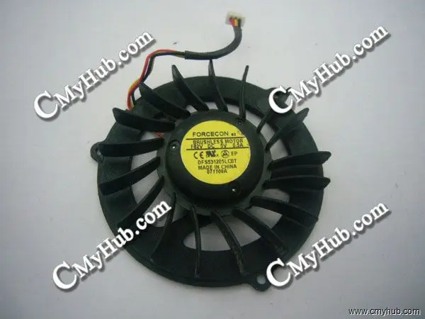 

Для Studio 1458 1450 Forcecon DFS531205LC0T DC5V 0.5A 3Wire 3Pin охлаждающий вентилятор DFS531205LC0T F82V