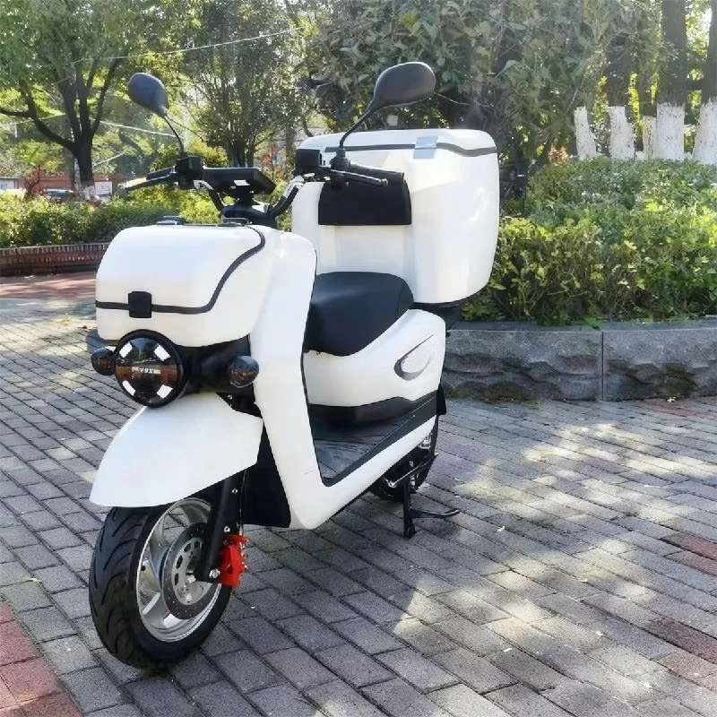 Two-Wheeled Motorcycle for Food Delivery Quick-Swap Battery System Long-Range Electric Delivery  E-Bike