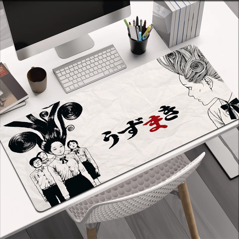 Alfombrilla de ratón Xxl Junji Ito Tomie Kawakami, alfombrilla de ratón de Anime para jugadores, accesorios de ordenador, alfombrilla de escritorio, alfombrillas de juego, alfombrilla de oficina