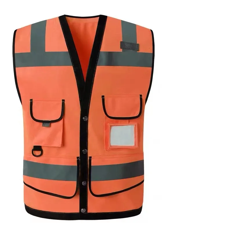 Imagem -06 - Reflective Safety Work Clothes High Visibility Vest Night Riding Customizable Logo Construção Trabalhadores Novo