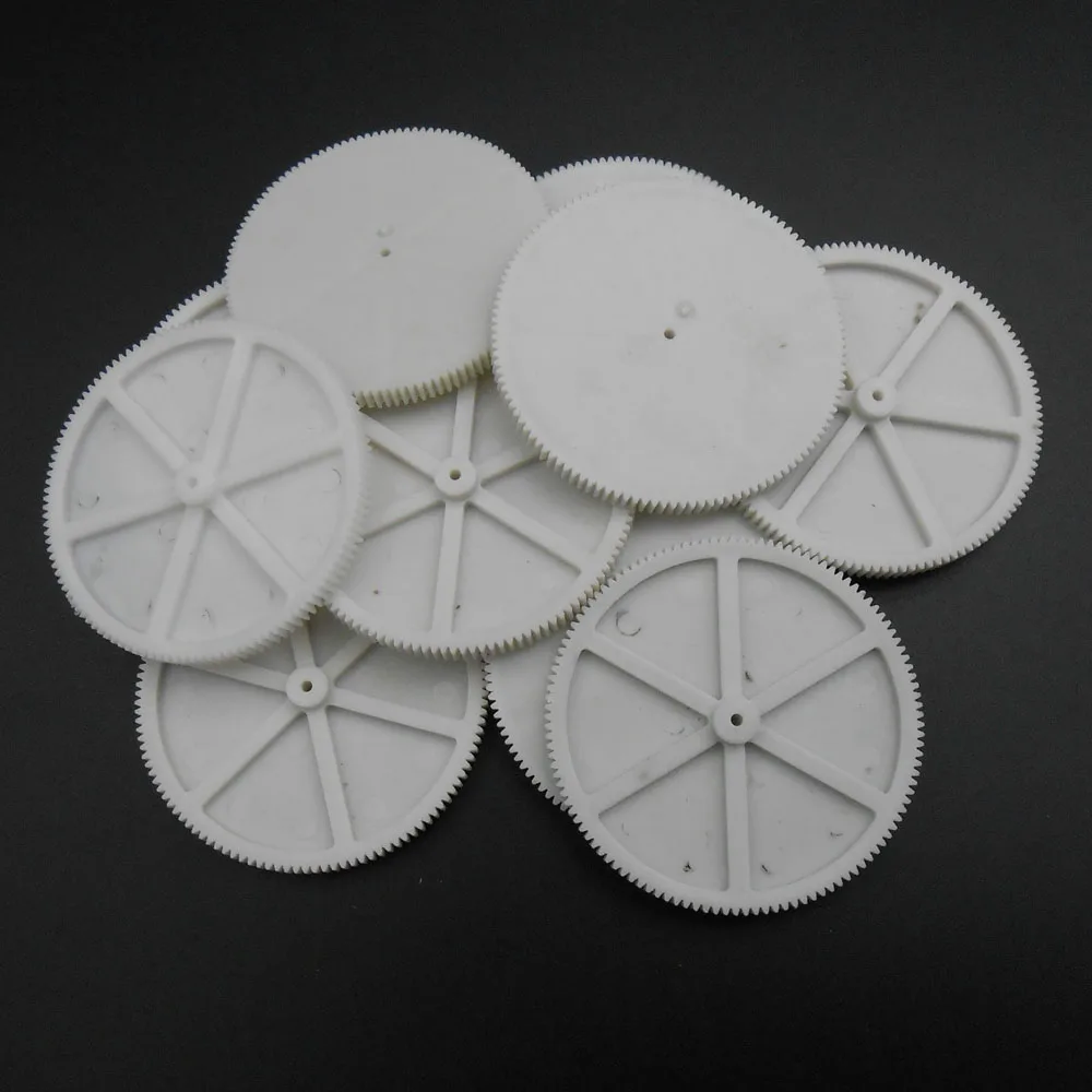 10Pc/Lot 0.5M 120 Teeth Bore Aperture 2MM 1.95MM 1202A Tight Fitting 120T Plastic Spur Spindle Gear Diameter 61MM Height 7MM Diy