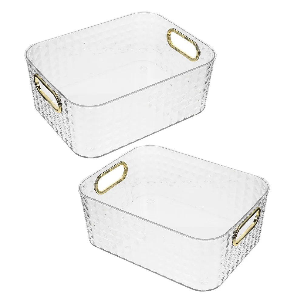 

Набор из 2-х прямоугольных настольных органайзеров для хранения: косметики, мелочей для ванной, многофункциональный держатель для столешницы