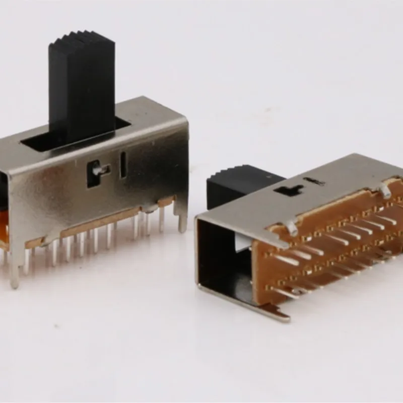 10PCS SS-44D04 4P4T-G4/G5/G8 handle heights can be customized slide switch 20 pin with 4 fixed pin