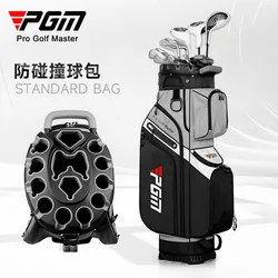 PGM-Men's Large Capacity Golf Bag com Telhado, Golf Bag, Trolley, PU Bag, Bag, Male Standard Ball Cart, Club Bag, Sport, Portátil