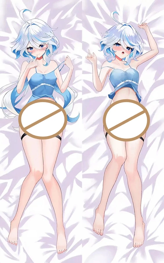 Dakimakura Waifu Furina Focalors Genshin Impact Cos 2WAY Hing Body Pillow Case