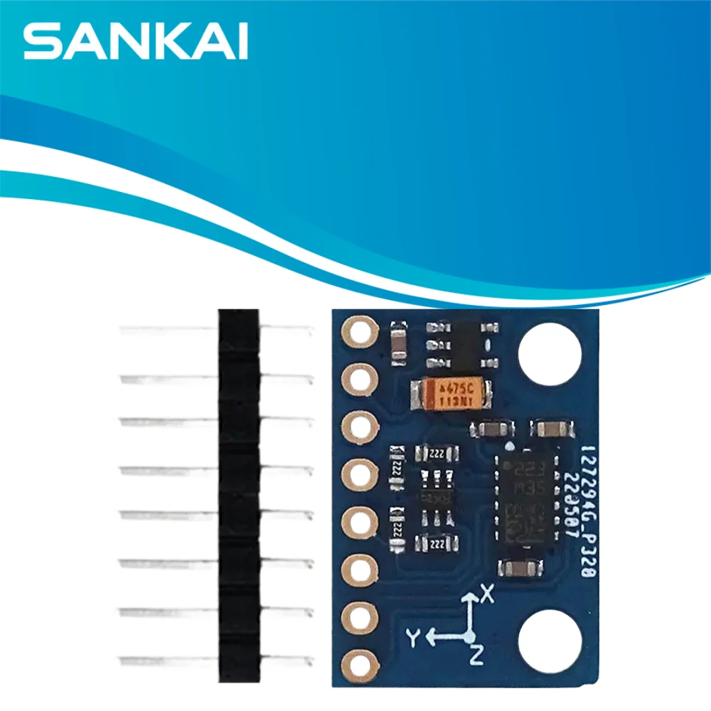 LSM303DLHC GY-511 6DOF Motion Sensor Module, 3-Axis Accelerometer & Magnetometer, 16-bit I2C for Arduino/RPi