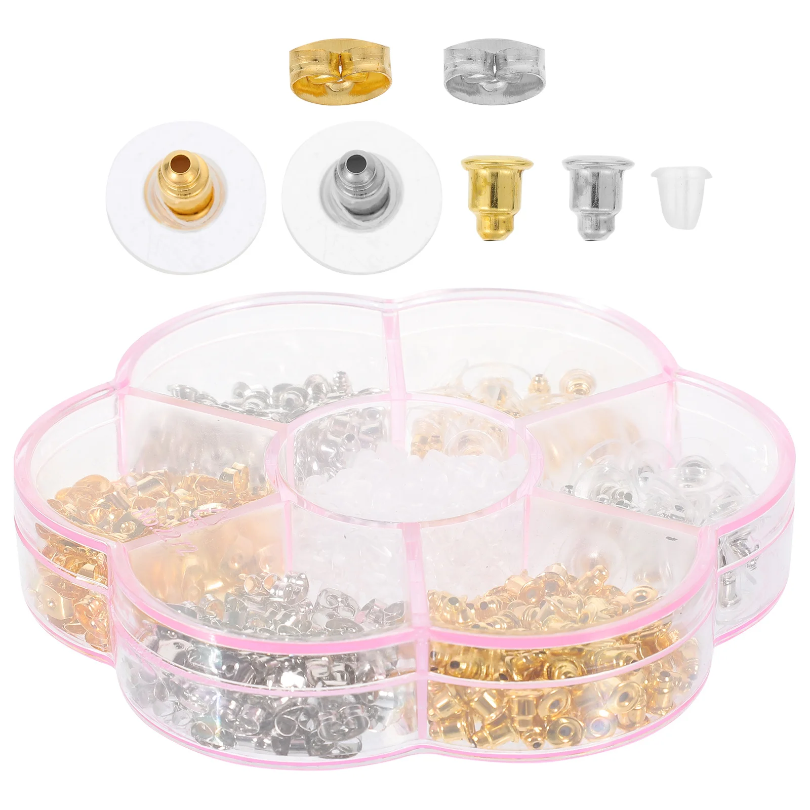 

Silicone Earring Backs Studs Secure Replacement For Heavy Earrings Droopy Ears Screw Locking Diy Earring Making Repairing