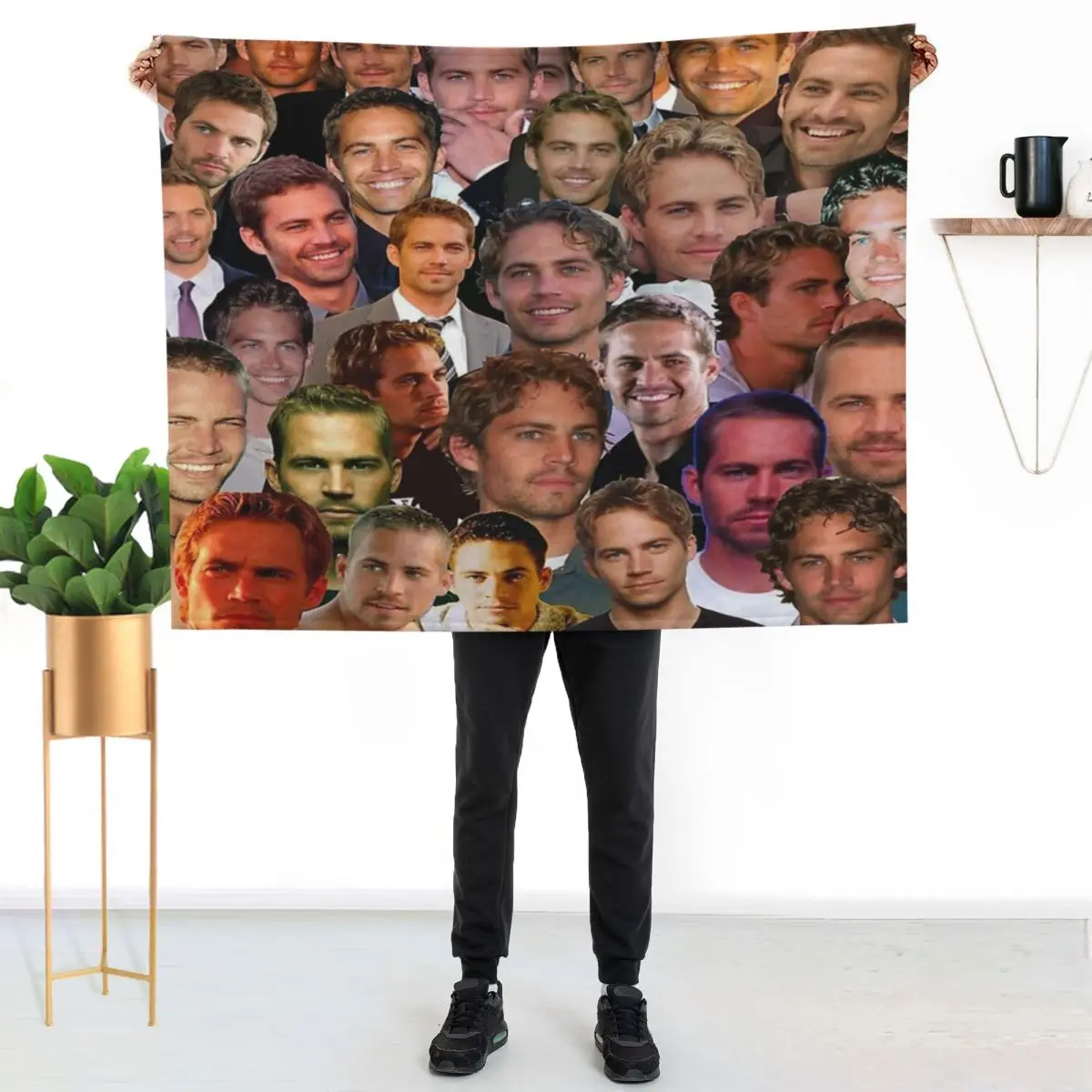 Paul Walker Photo Collage Throw Blanket Luxury Brand Thin Thermal warm winter Blankets For Bed heavy to sleep Blankets