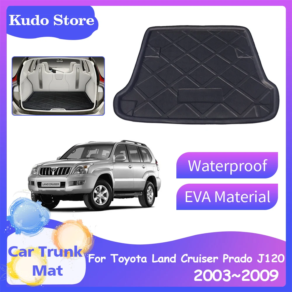 

Car Trunk Mats for Toyota Land Cruiser Prado J120 Lexus GX 470 2003~2009 Rear Cargo Liner Covers Luggage Storage Tray Accessorie