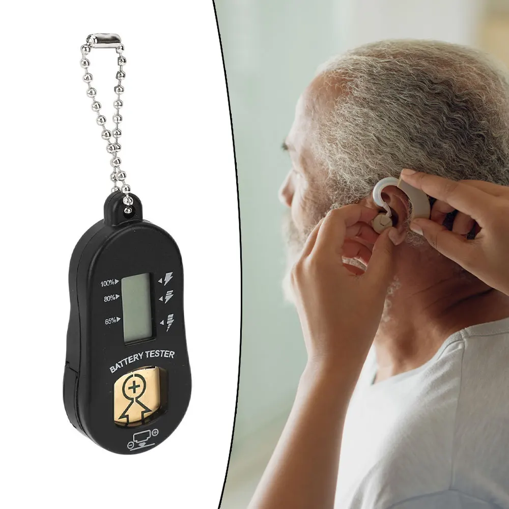

Universal Hearing Aid Batteries Checker Tester Digital Measuring Devices Electric LCD Screens Zinc Air Batteries Checker Tool