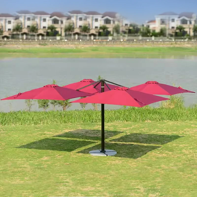 

Outdoor Parasol Sun Umbrella Courtyard Commercial Large Villa Club Shop Outdoor Outdoor Umbrella