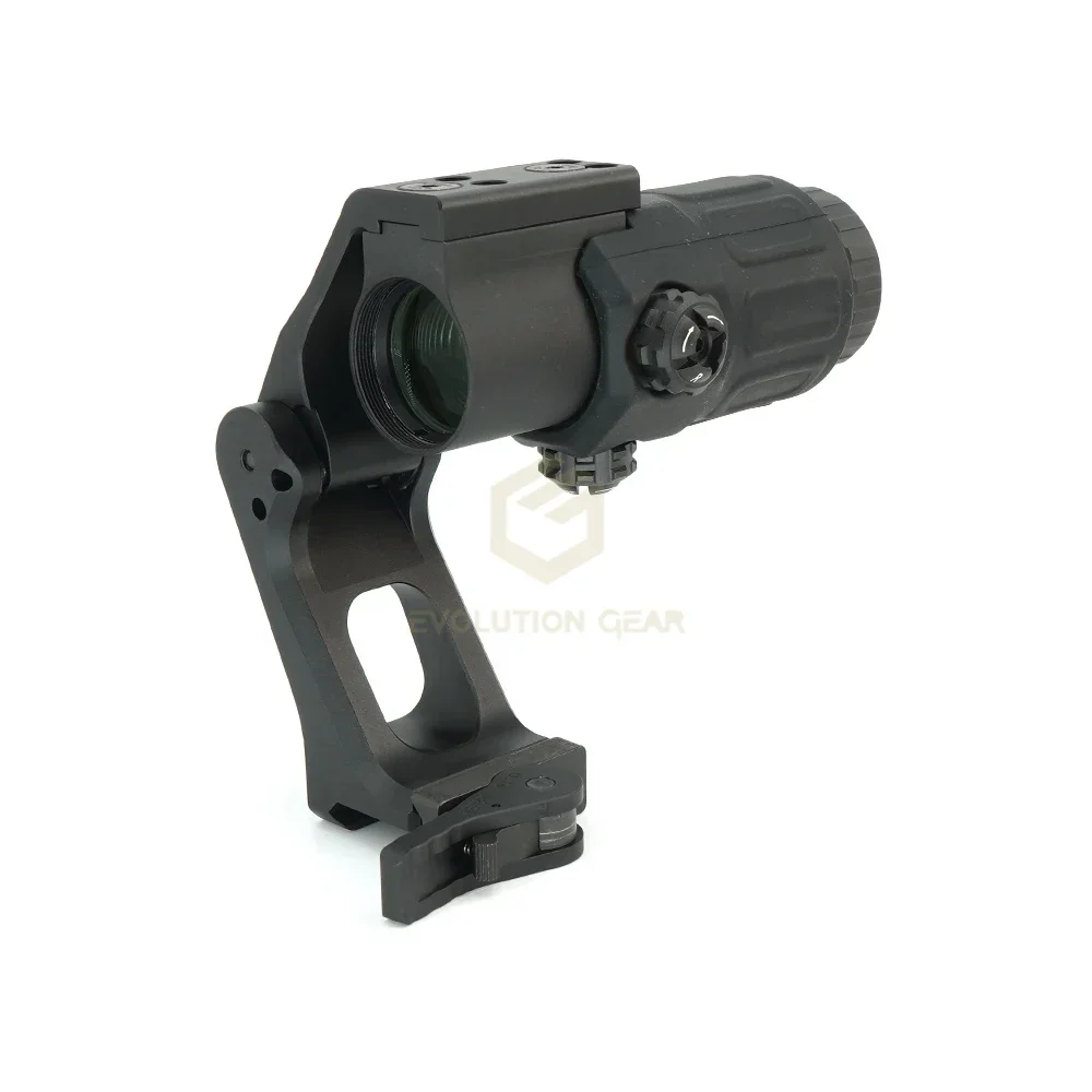 

G33 Magnifier & FAST FTC OMNI Mount Combo Aluminum CNC Switch To Side Quick Detachable Full Logo Marking for Hunting Airsoft