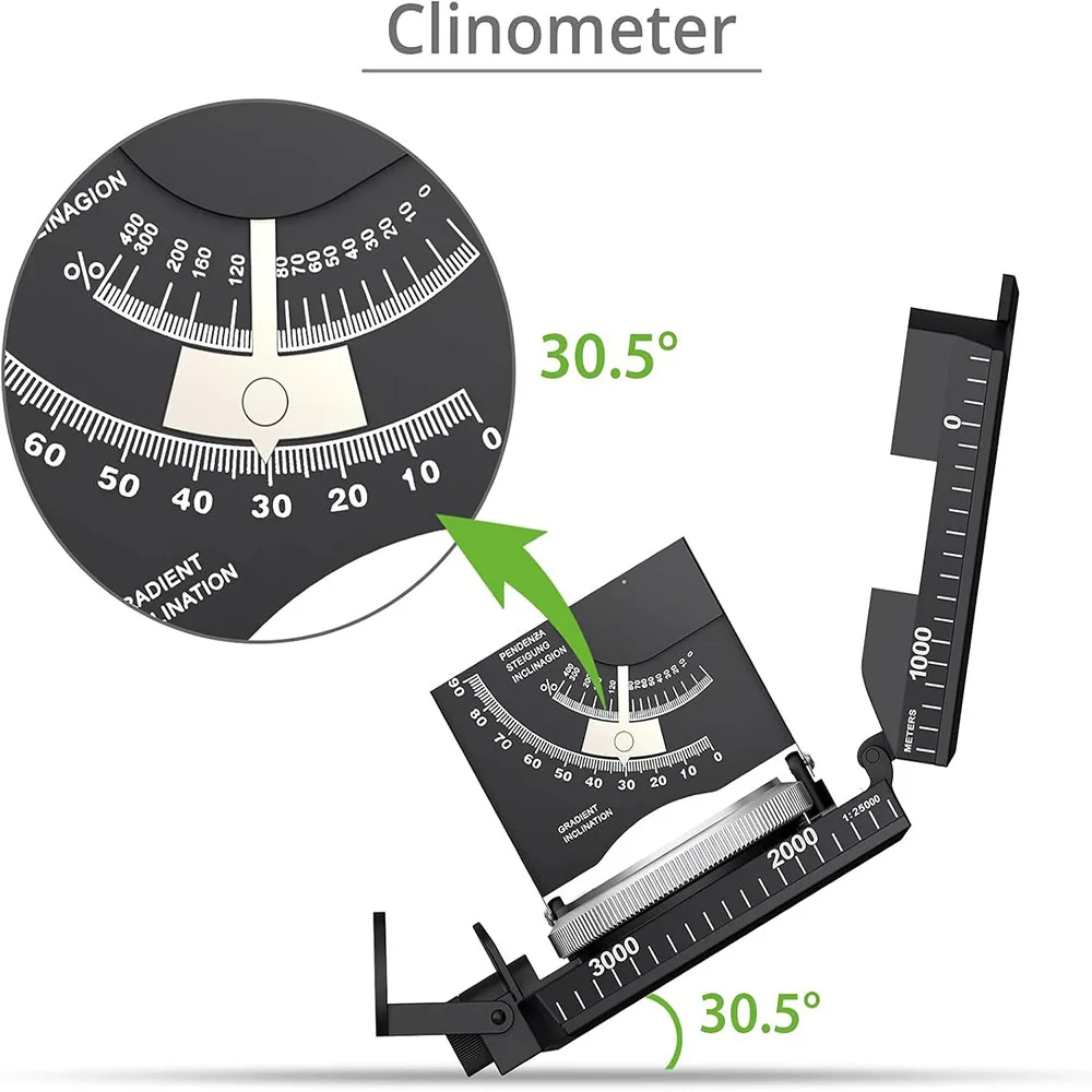 Military-Style Fluorescent Survival Compass 3