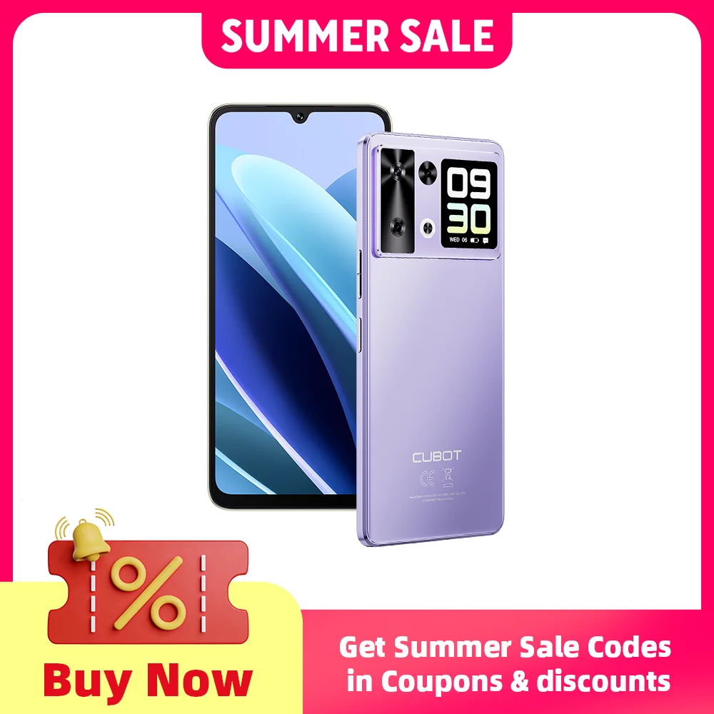 Cubot A40 Smartphone, Android 15, 12GB RAM+256GB ROM, 6.88-Inch 120Hz Screen,Octa-core, 48MP Camera, 5100mAh Battery,NFC,Face ID