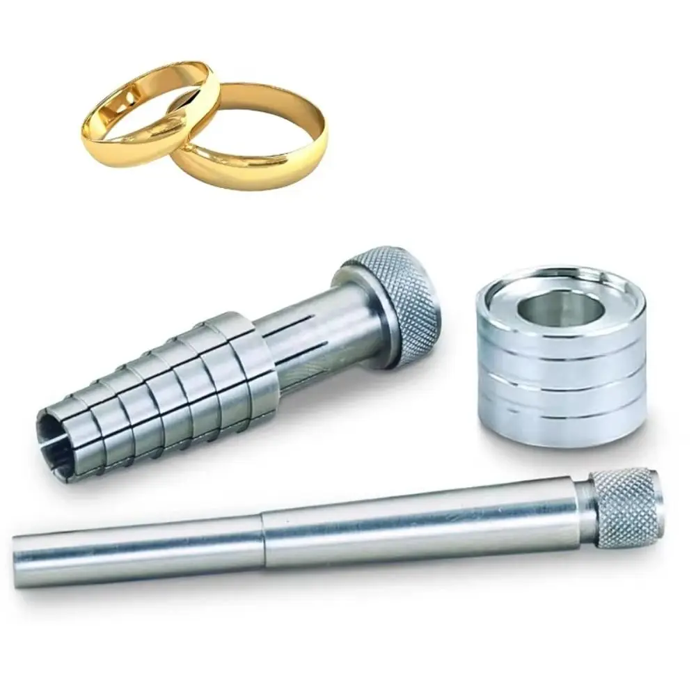 

Dual Head Ring Stretcher Ring Expander Enlarger Metal Mallet for Jewelry Finger Ring Size Adjuster Plastic and Rubber Hammer