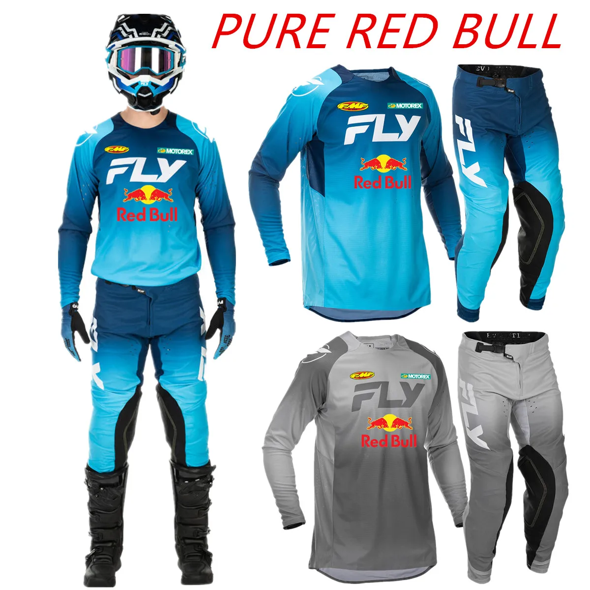 

2026 RED BULL Motocross Gear Set MX Jersey Set Off Road Moto Kits Motorcycle Clothing Enduro Jersey And Pant