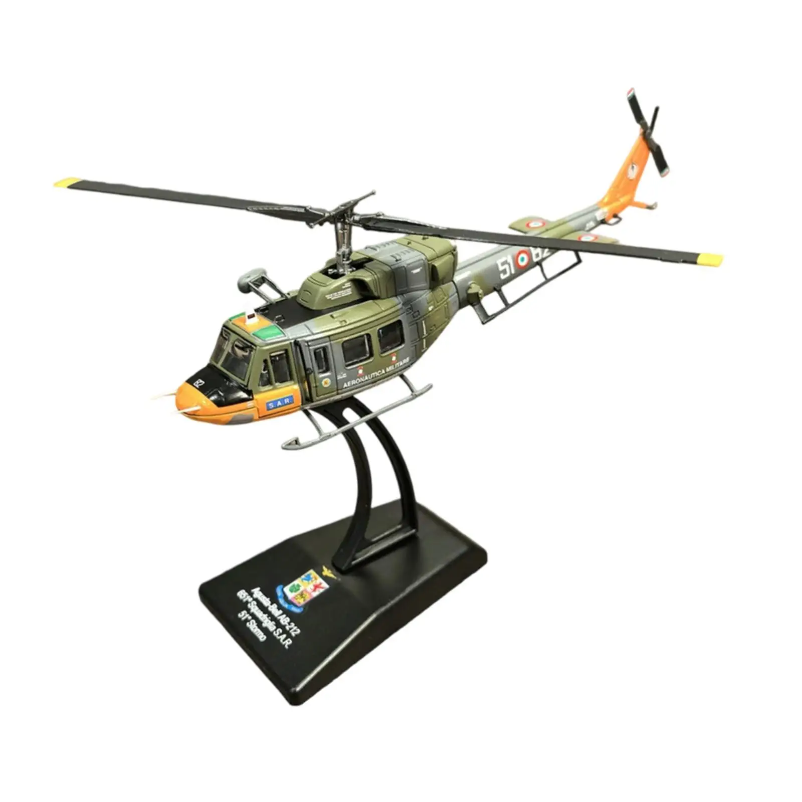 Modèle d'hélicoptère 1/100, aide pédagogique, jouet éducatif, modèle d'avion avec support d'affichage pour bar, meuble TV, bureau