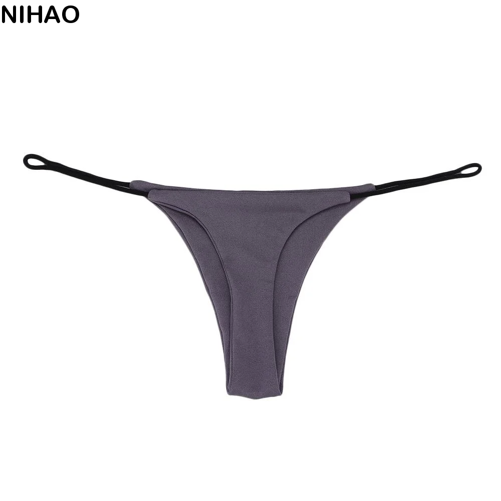 Plus Size Sexy Thin Strappy S-XL Bikini Low Rise Underwear Thongs G Strings Panties