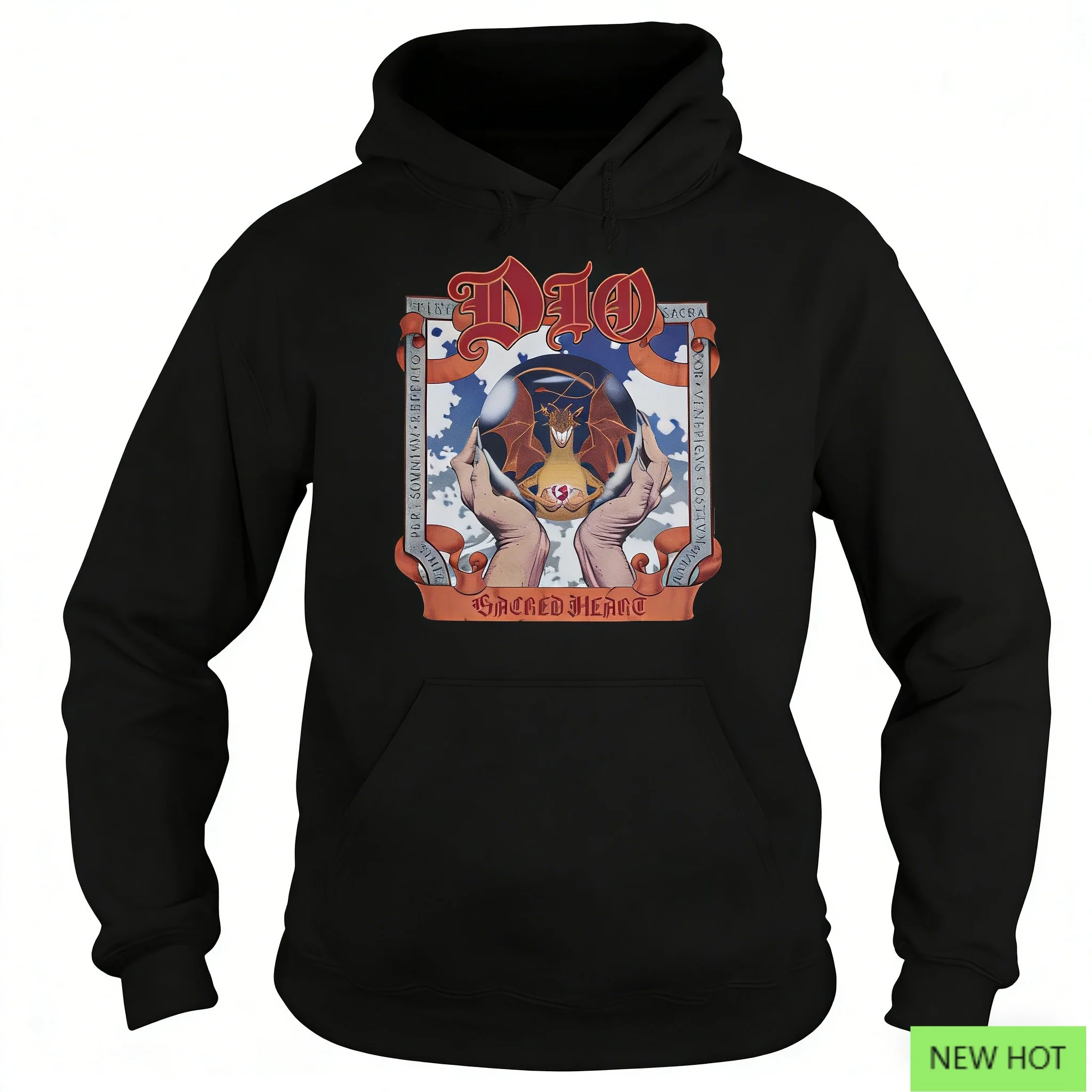 

Толстовка Dio Sacred Heart, традиционная металлическая толстовка, идеально подходит для поклонников, которая любит США Metal & Dark Fantasy Vibe