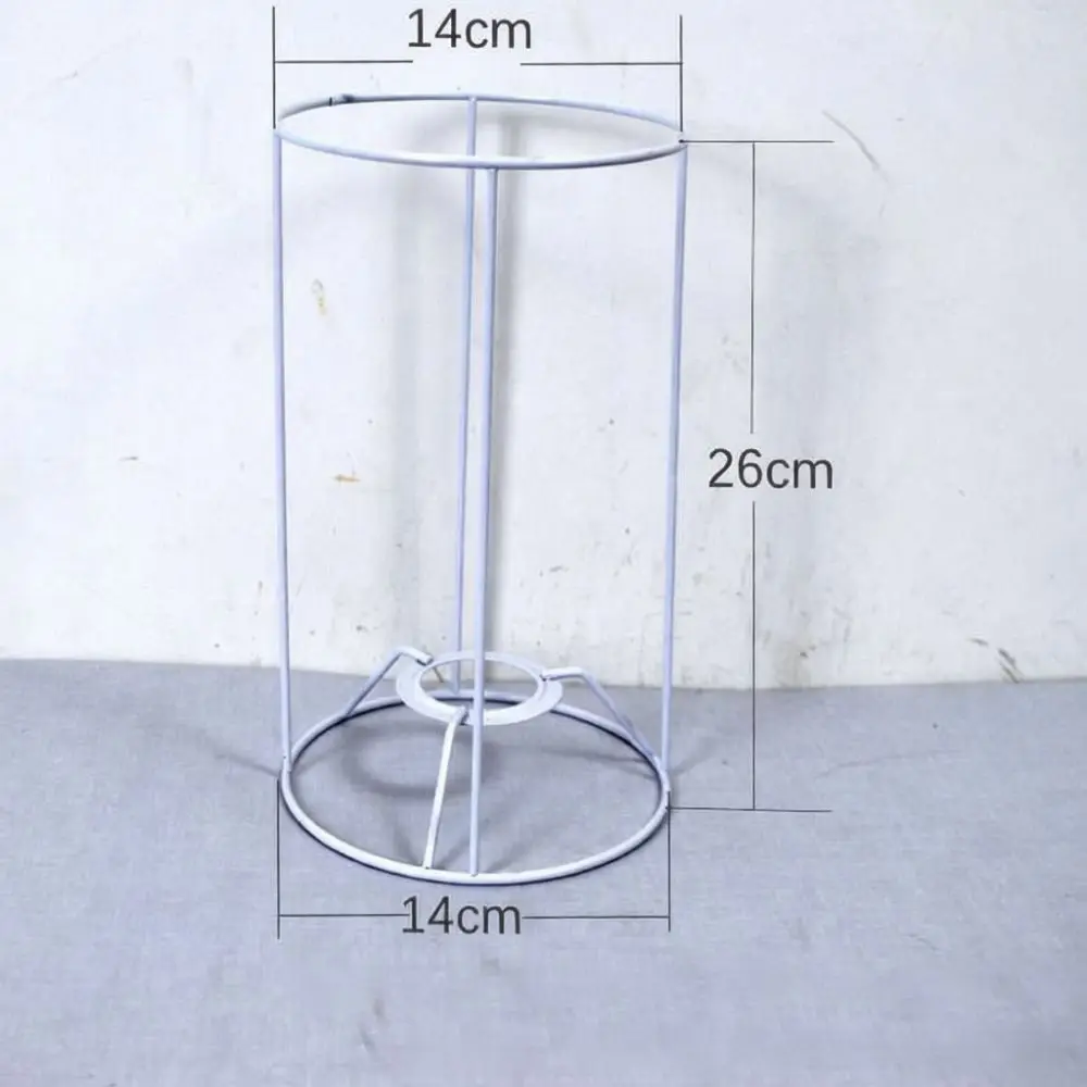 Minimalist Iron Lampshade Wire Frame For DIY Light Design E27 Fitting Support For Custom Handmade Pendant Lamp Art