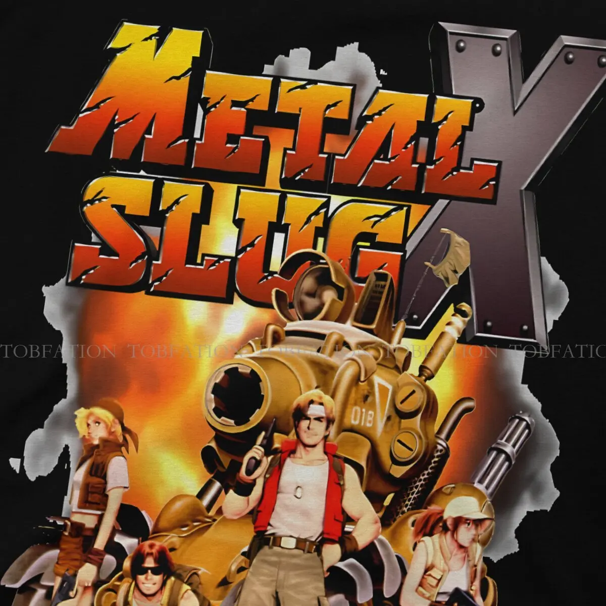 Collection Unique TShirt Metal Slug Casual T Shirt 100% Cotton Summer Stuff For Men Women