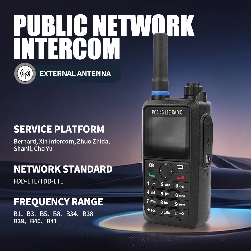 

Portable Handheld Walkie Talkie Wifi Two-Way Radio Unlimited Distance Suitable Logistics Hotels Ports Large Capacity Battery