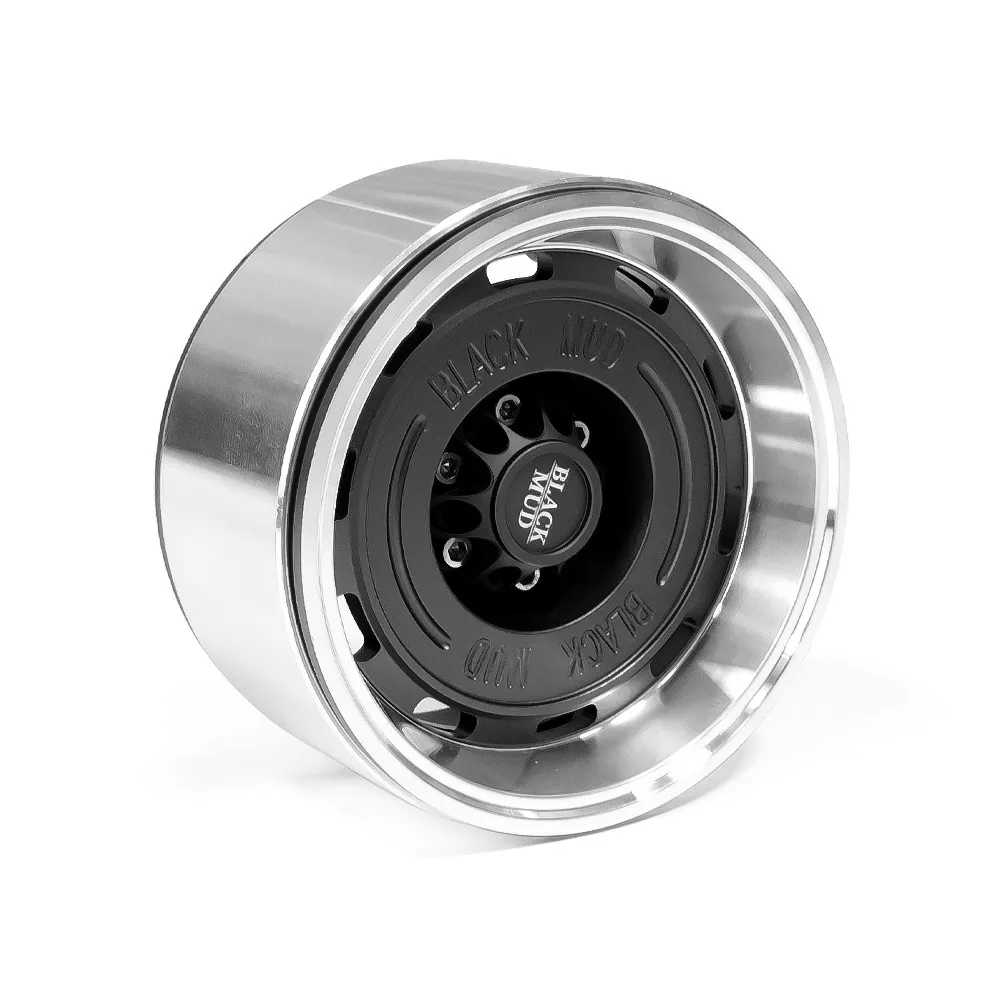 

2.2-inch Simulated Black Mud Metal Wheel Hub for 1/10 RC Crawler Car TRX4 Defender Bronco AXIAL SCX10 RC4WD D90 Wraith Jeep KM2