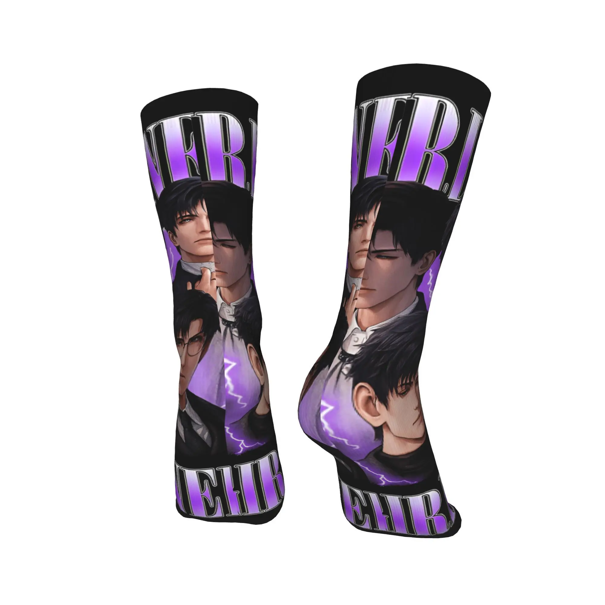 Love And Deepspace  Socks Winter  Stockings Korean Men Soft Breathable Socks Design Running Sports Anti-Slip Socks