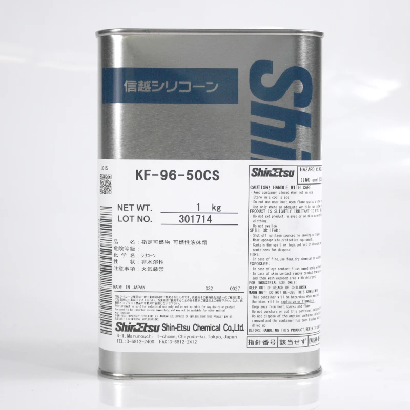 Shin-Etsu KF-96-50CS 100cs 350 500 1000cs dimethonen hoge temperatuur smeermiddel