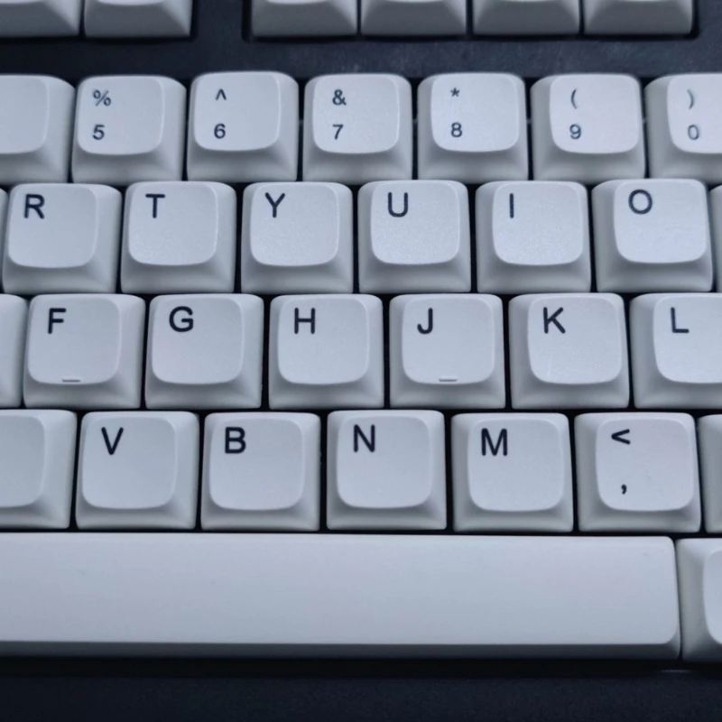 2023 keycaps pbt 135 teclas minimalista branco inglês keycap sublimações xda perfil keycap para 61/87/104/108 layouts