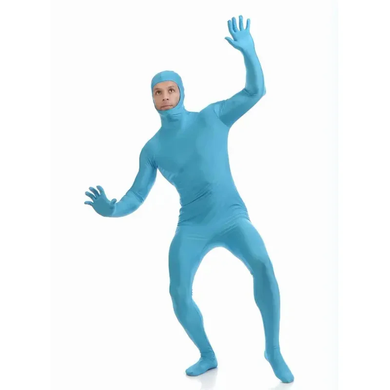 Zentai new adult full body suit for Halloween men second skin tight compression nylon spandex bodysuit cosplay costumes