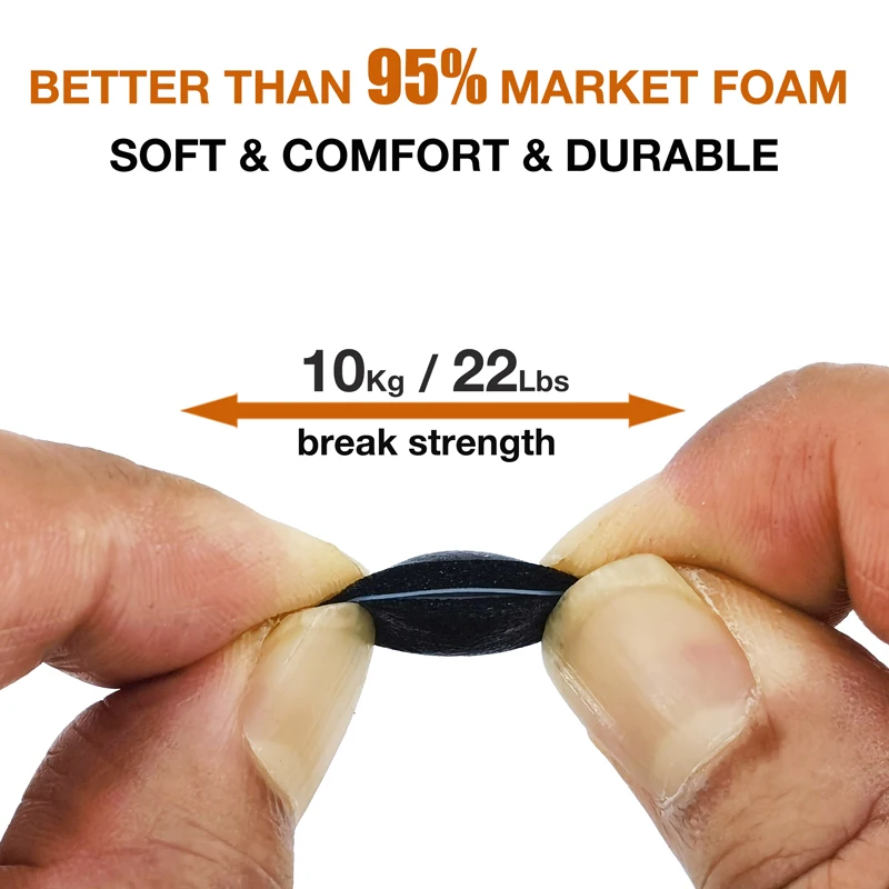 3 Paia Di Gommini In Memory Foam Per Cuffie Anker Soundcore Sport X20 E X10 – Taglie S, M, L, Isolamento Acustico - 3