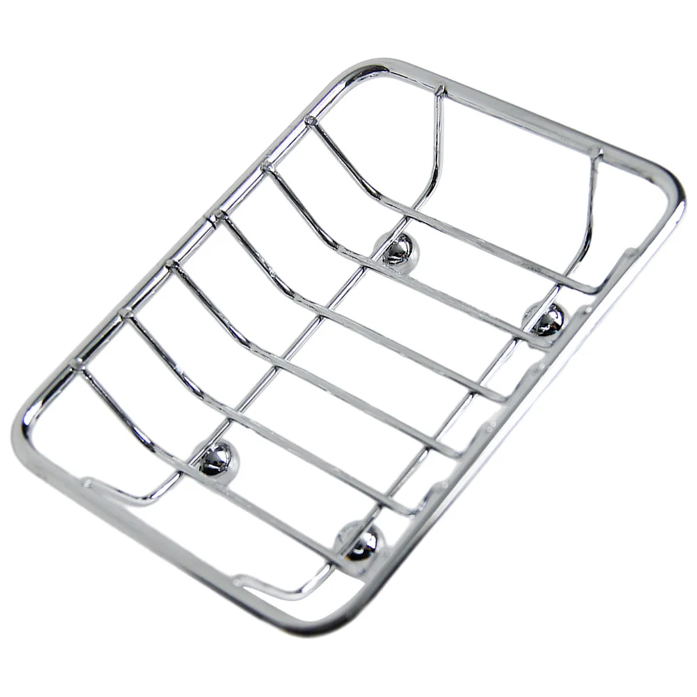 

Soap Holder Bar for Shower Rack Draining Travel Case Dish Bathroom Wrought Iron Vanity Tray