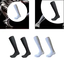 Fencing Socks Knee High Thicken Breathable Sweat Absorption Athletic Socks