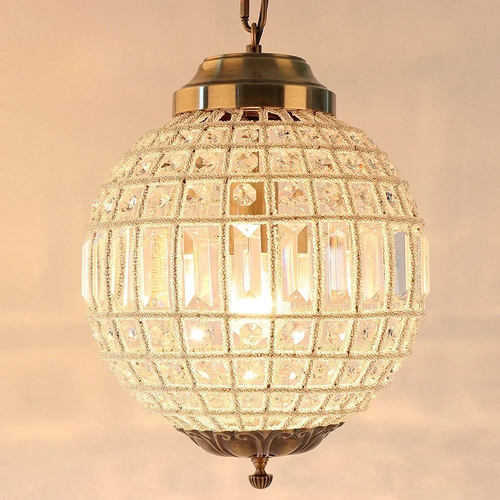 Vintage Royal Empire Ball Style Big Led Crystal Modern Chandelier lamp lustres light E27 for living room bedroom bathroom hotel