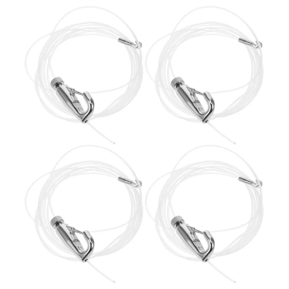 

4 set Adjustable Picture Hanging Kit Thickened Rope Rail System For Heavy Duty Wall Art Home Office Gallery Mirror Frame