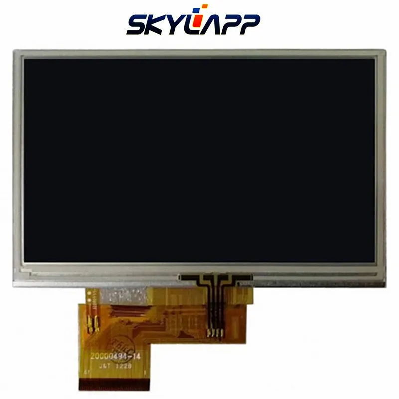 

4.3''Inch 480(RGB)×272 67 pins FPC LCD For GARMIN Zumo 390 LM 390LM GPS TFT-LCD 4-wire Display Panel TouchScreen Digitizer