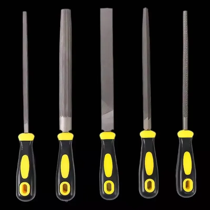 8-inch metal file diamond grinding steel file round file small flat file mixed file 6-inch 10-inch maintenance woodworking tool