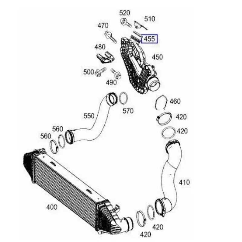 Auto Gummi Turbo Motor Entlüftung Ansaugdichtung Kit Auto Kolben Fahrzeug Zubehör Geeignet Für Mercedes Benz Om642 A 6420940080 – Detail 1