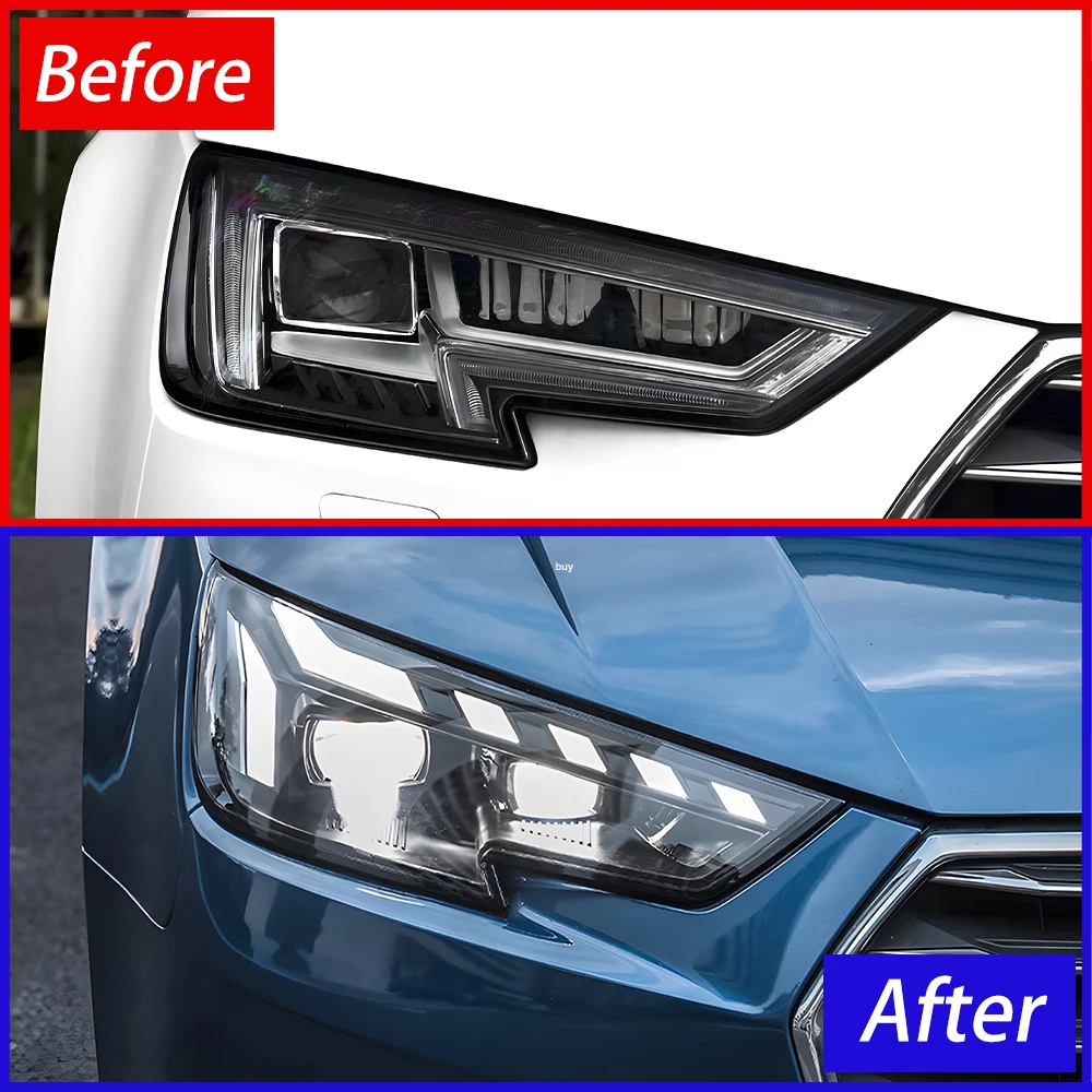 For Audi A4 A4L RS4 S4 2017-2019 Auto Headlight Assembly Upgrade Startup Effect RS Style LED Projector lens Car Tool Accessories